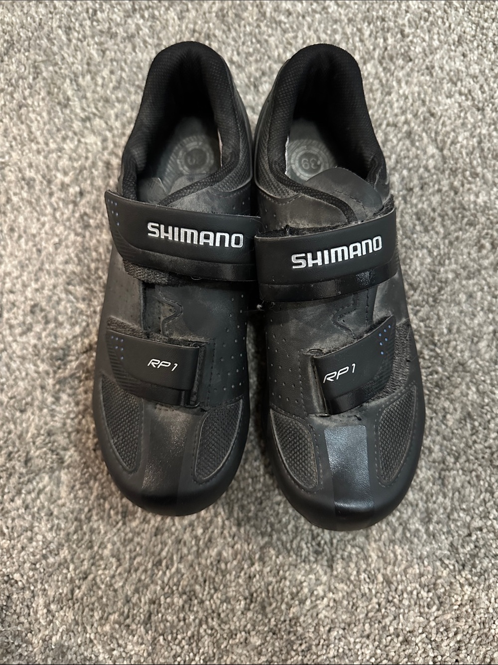 Shimano Black RP1 Road Cycling Shoes